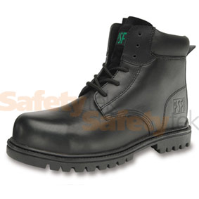 Black Contractor Safety Boot with non metal toecap Unisex 800NMT