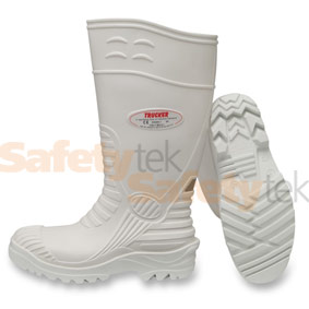 Trucker white safety wellington B0121