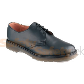 Black Lace Non-Safety Shoe With PVC Sole