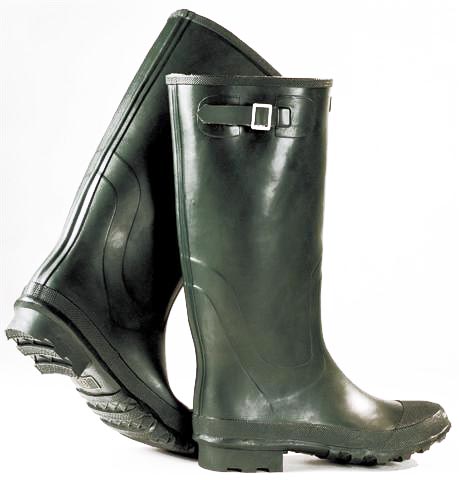 Non-Safety Rubber Wellington - Green NS144