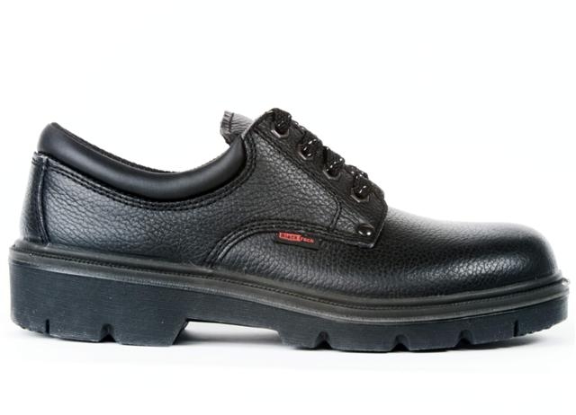 Black Gibson Tie Shoe - SF03 BR