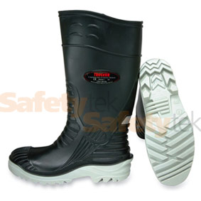 Trucker black safety wellington B0108