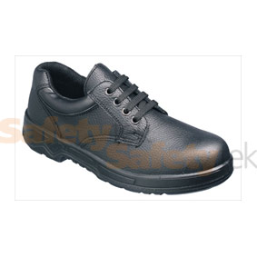 Black 4 Eyelet Gibson Lace up, Steel Mid-Sole, Dual Density Sole SS402SM