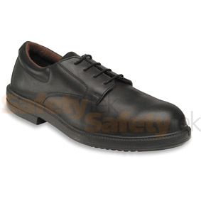 80 PSF Black Plain Front Safety Shoe